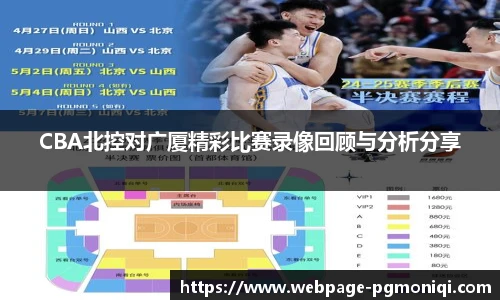 CBA北控对广厦精彩比赛录像回顾与分析分享