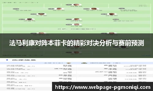 法马利康对阵本菲卡的精彩对决分析与赛前预测